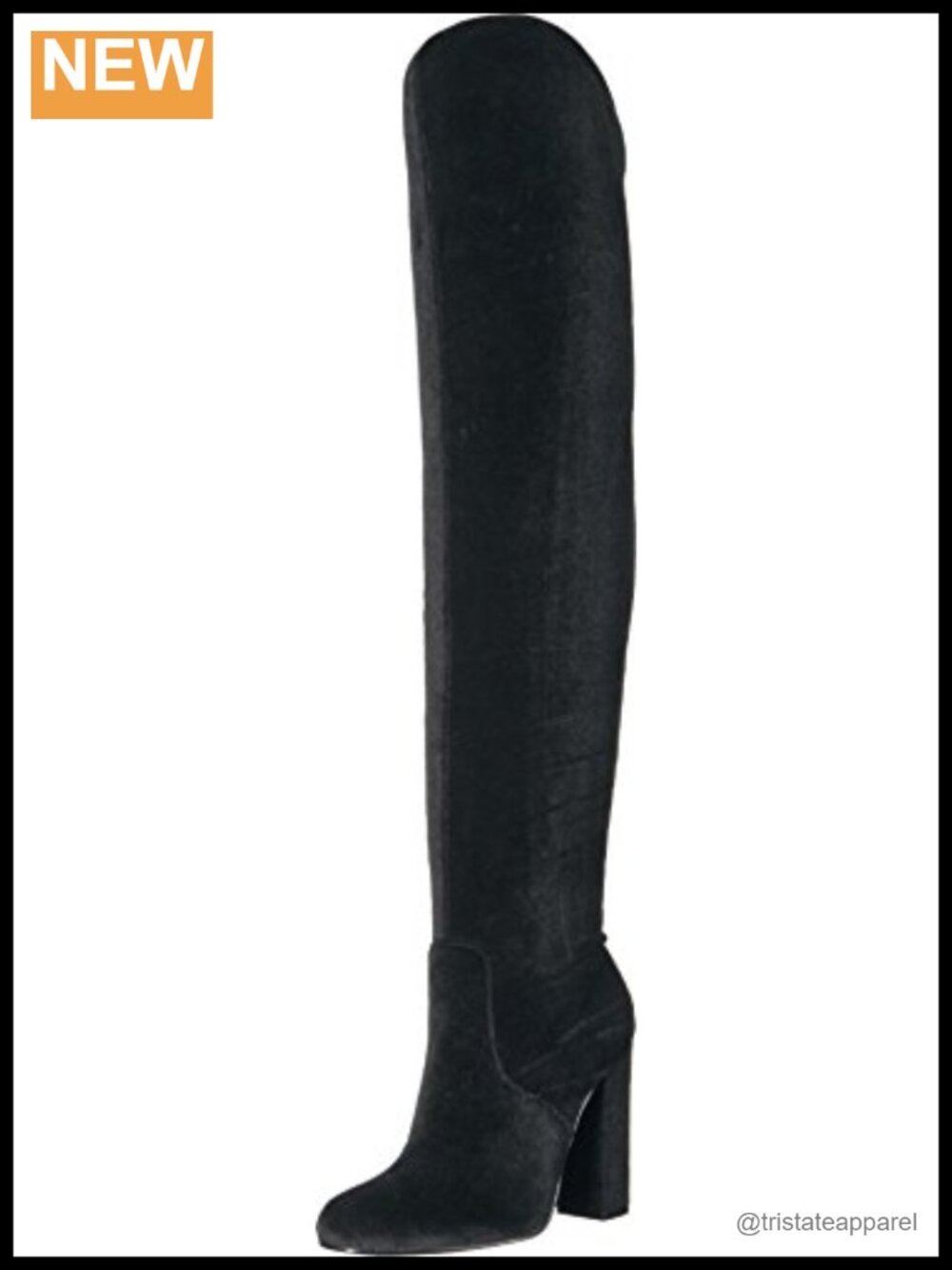 Over-the-Knee Boots Patent Leather Pull-On Dress Heels
